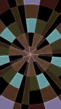 3D animasyon dikey güzel video soyut parlak ışık enerjisi 4K soyut çizgiler merkezde parlayan renkli ışık, siyah arkaplan