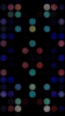 3D soyut parlak çizgiler, dalga, renkli, siyah arkaplan