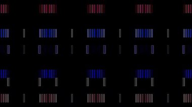 Siyah arkaplandaki renkli çizgilerle ince hareketleri düzenleyen, parıldayan, parlak güzel videolar.