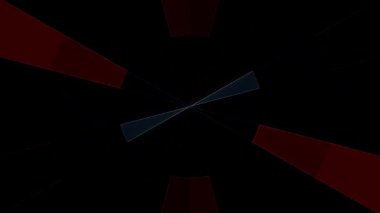 Soyut Kaleydoskop deseni tam renklerle. Sihirli mandala. 4k