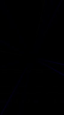 güzel renkli video soyut parlak ışık enerjisi 4K düz çizgi dalgaları siyah arkaplan üzerinde parıldayan ışık etkisi