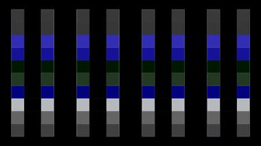 3D soyut parlak çizgiler, dalga, renkli, siyah arkaplan