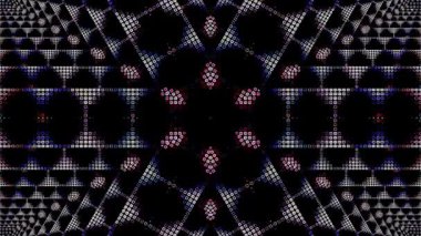 3D animasyon güzel video renkli soyut parlak ışık enerjisi 4K düz çizgi dalgaları merkezde yuvarlak ışık efekti, siyah arkaplan