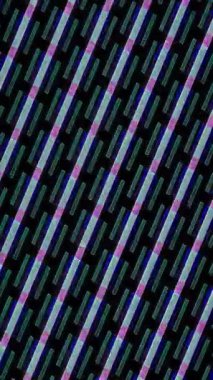 3D soyut parlak çizgiler, dalga, renkli, siyah arkaplan