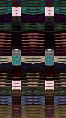 güzel renkli video soyut parlak ışık enerjisi 4K düz çizgi dalgaları siyah arkaplan üzerinde parıldayan ışık etkisi