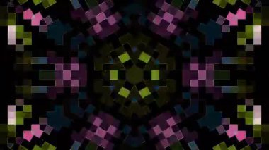 Soyut arka plan hareket eden çizgiler ve parlayan ışık noktaları. Çemberlerle canlandırma