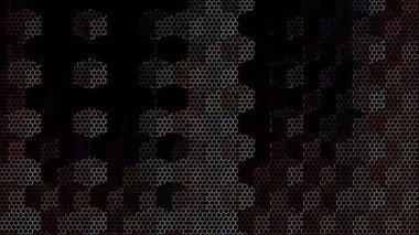 3D soyut parlak çizgiler, dalga, renkli, siyah arkaplan