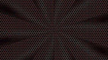 Soyut arka plan hareket eden çizgiler ve parlayan ışık noktaları. Çemberlerle canlandırma