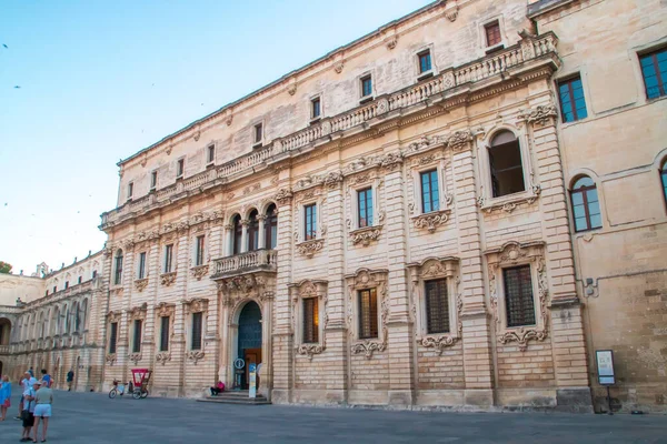 Lecce Italia 2019 Museo Arte Sacro Plaza Catedral Situado Palacio — Foto de Stock