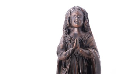 Bir Noel Baba görüntüsü de Nossa Senhora Aparecida, bir Santa Padroeira do Brasil