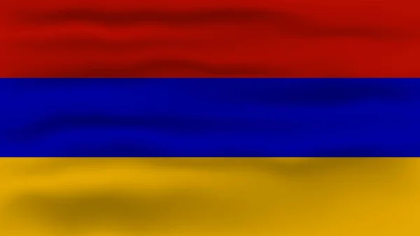 Armenia Bandeira Closeup Vector Illustration — Vetor de Stock