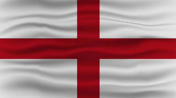 Inglaterra Bandera Primer Plano Vector Ilustración — Vector de stock