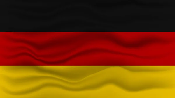 Deutschland Flagge Großaufnahme Vektor Illustration — Stockvektor