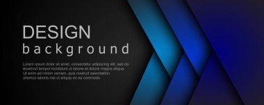 Geometrik şekillerin üst üste bindiği soyut arkaplan. Modern pankart şablon tasarımı