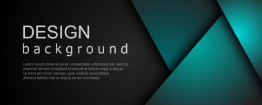 Geometrik şekillerin üst üste bindiği soyut arkaplan. Modern pankart şablon tasarımı