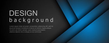 Geometrik şekillerin üst üste bindiği soyut arkaplan. Modern pankart şablon tasarımı