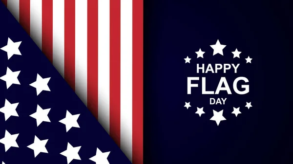 Happy Flag Day Juni Vektorillustration Besten Für Social Media Postvorlagen — Stockvektor