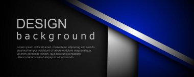 Geometrik şekillerin üst üste bindiği soyut arkaplan. Modern pankart şablon tasarımı