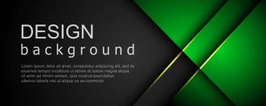 Geometrik şekillerin üst üste bindiği soyut arkaplan. Modern pankart şablon tasarımı