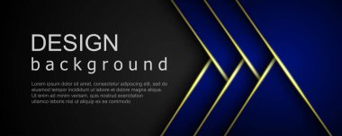 Geometrik şekillerin üst üste bindiği soyut arkaplan. Modern pankart şablon tasarımı