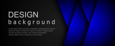 Geometrik şekillerin üst üste bindiği soyut arkaplan. Modern pankart şablon tasarımı