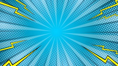 Pop sanat çizgi romanı geçmişi. Çizgi film Vektör İllüstrasyonu