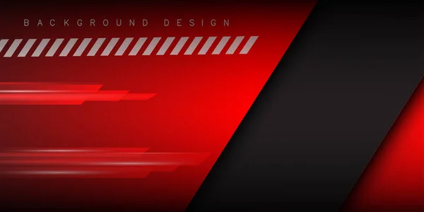 背景デザインのためのレイヤーを重複する赤い背景ベクトル — ストックベクタ