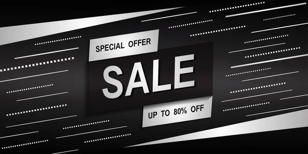 Special Offer Sale Banner Vector Illustration — Stock Vector