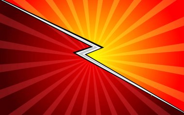 Dövüş arka plan çizgi roman tasarımına karşı. Vektör illüstrasyonu