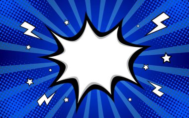 Pop sanat çizgi romanı geçmişi. Çizgi film Vektör İllüstrasyonu