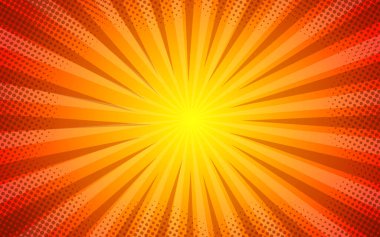 Pop sanat çizgi romanı geçmişi. Çizgi film Vektör İllüstrasyonu