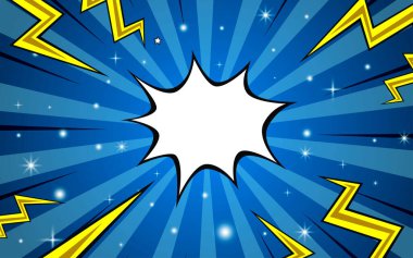 Yarım tonlu çizgi roman arkaplanı