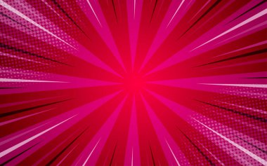 Çizgi roman arkaplan tasarımı pop sanat illüstrasyonu