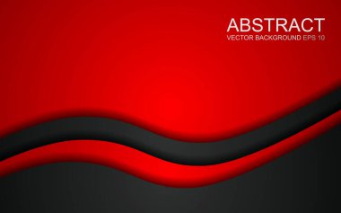 Metin ve ileti tasarımı için uzayda üst üste binen kağıt katmanlarının vektör arkaplanı