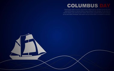 Kopya alanı ile Colombus Günü