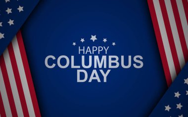 Columbus Günü Arka plan Tasarımı. Pankart, Poster, Tebrik Kartı.