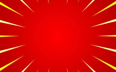 Yarım tonlu güneş patlaması efekti arka planı. pop art çizgi roman tarzı vektör arkaplanı.