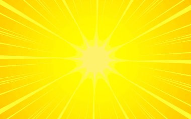 Yarım tonlu güneş patlaması efekti arka planı. pop art çizgi roman tarzı vektör arkaplanı.