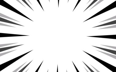 Beyaz arka planda hızlı hız çizgileri. Anime çizgi çizgi çizgi çizgi hareketi efekti.