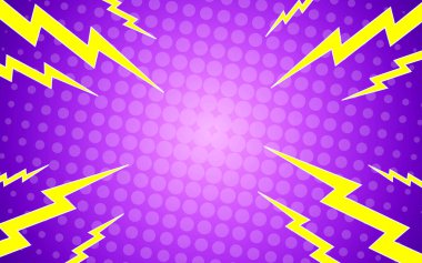 gök gürültüsü ile soyut çizgi film arkaplanı