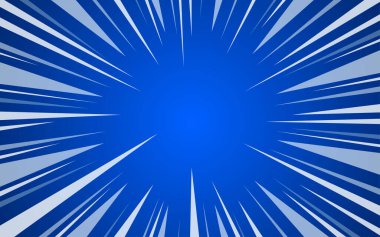 radyal komik arkaplan vektörü