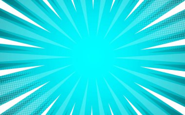 Boş çizgi roman soyut arkaplanı. vektör illüstrasyonu