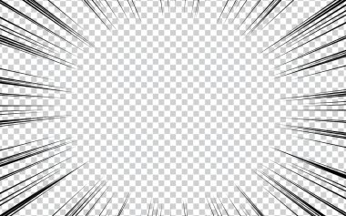 Şeffaf arkaplanda çizgi roman yarım ton etkisi. vektör illüstrasyonu.