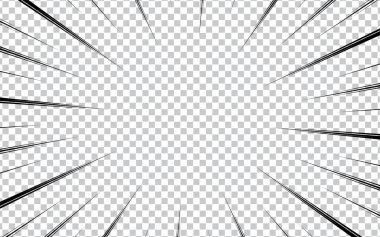 Hız çizgisi manga etkisi