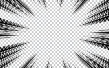 Soyut komik yakınlaştırma arkaplan vektörü çizimi