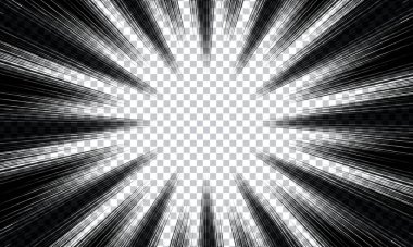 Saydam arkaplan ile kopyalama alanının soyut çizgi çizgileri. Reklamlar, posterler ve şablonlar için boşluk metnini vurgulamak için kullanılabilir. vektör illüstrasyonu