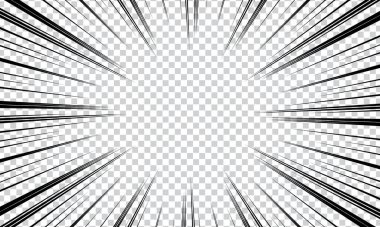 Boş çizgi roman soyut arkaplanı. vektör illüstrasyonu