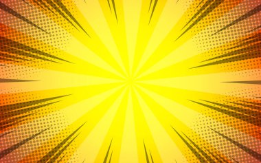 Çizgi romanlar için radikal yarım ton arkaplan ve yüksek hızlı soyut çizgiler