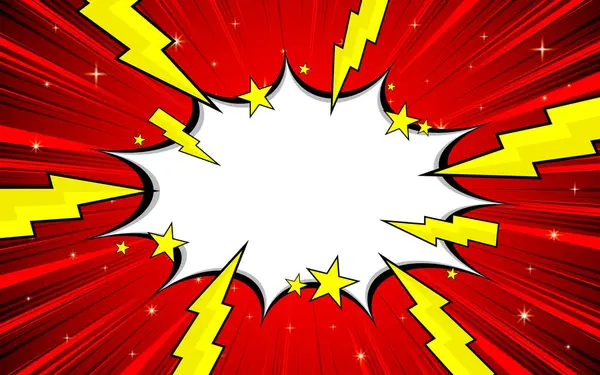 Sanat eseri deseni. Konuşma baloncukları ve yarım tonlu komik bir arkaplan. Çizgi film yıldızı dokusu. Klasik gradyan afişi. Süper kahraman baskısı. Vektör illüstrasyonu