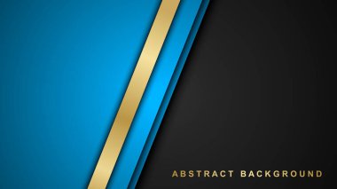 Zarif 3 boyutlu arka plan, altın çizgi dokusuyla örtüşüyor. Modern arkaplan illüstrasyonu, markalaşma, paketleme, iş ve reklam için uygun.